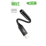 Wave WA-151 Lightning To 3.5 mm jack Adapter (Black) - Just for music