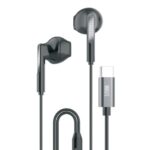 Wave WA-96 Type-C Wired headphones (120cm) (Black) - LC