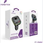 FONETEX Bluetooth FM Transmitter & Car MP3 Player FT-FM02 – 3.1A – Zwart